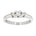 Diamantring Gult/Hvitt Gull og tre diamanter 0,25 ct TW/SI – bilde 2 – Diamanthuset