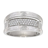Diamantring i Hvitt/Gult Gull, 0.25CT TWSI