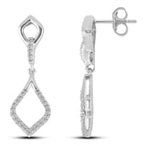 Diamantørepynt i 14kt Hvitt Gull (585), 0.20ct TW/SI Diamanter