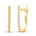 Diamantøredobber i gult gull, 0,12 ct TW Si – Diamanthuset