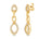 Diamantørepynt i 14kt Hvitt/Gult Gull (585), 0,20 ct TW/SI Diamanter – Diamanthuset