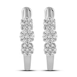 Øreringer i 14kt Hvitt/Gult Gull (585), 0.30ct TW/SI Diamanter