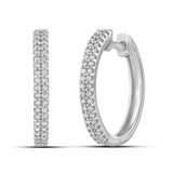 Diamantørepynt i Gult/Hvitt Gull (585), 0.30ct TW/SI Diamanter
