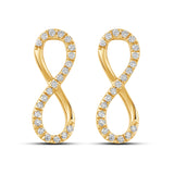 Diamantørepynt i 14kt Hvitt/Gult Gull (585), 0.15ct TW/SI Diamanter