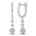 Diamantøredobber i hvitt gull, 0,25 ct TW Si – Diamanthuset