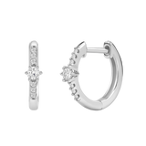 Diamantørepynt i Gult/Hvitt Gull, 0.20ct TWSi