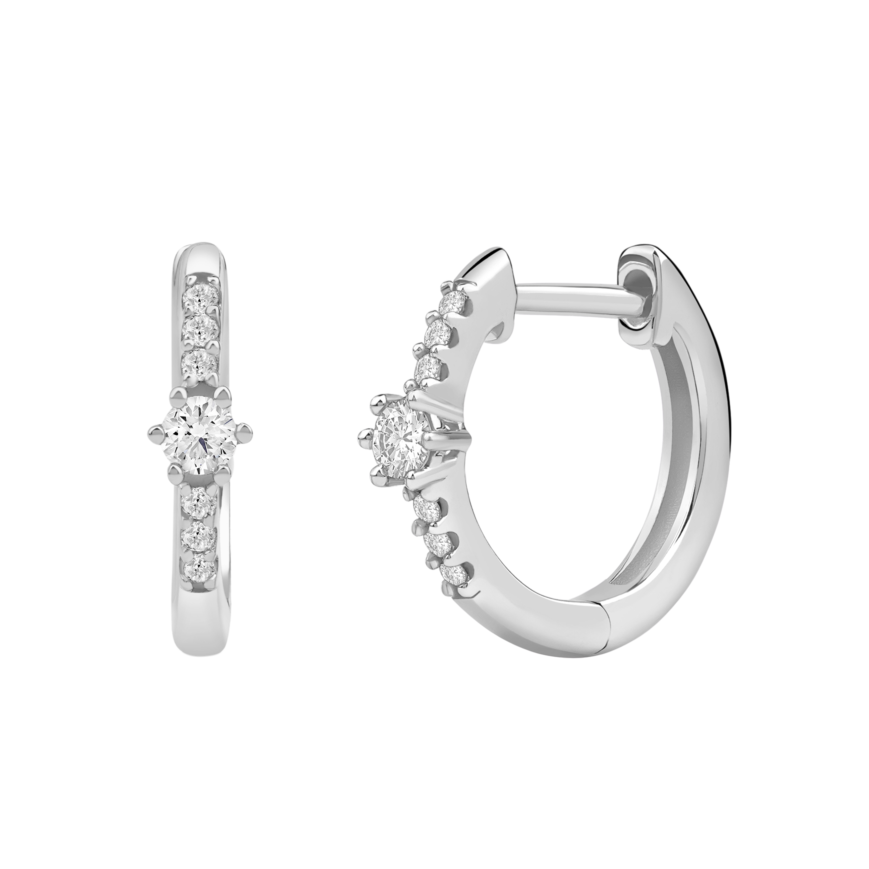 Directiona Twsi Diamantørepynt i Gult/Hvitt Gull, 0,20 ct | Diamanthuset