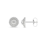 Rosett diamantørepynt i Gult/Hvitt Gull, 0.25ct TWSi
