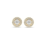 Rosett diamantørepynt i Gult/Hvitt Gull, 0.25ct TWSi