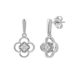 Diamanørepynt i Gult/Hvitt Gull, 0.06ct tw/si