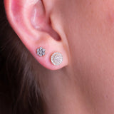 Diamantørepynt i Hvitt/Gult Gull (585) Med 0.20ct TW/SI Diamanter