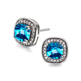 Diamantørepynt i Hvitt Gull med 2.00ct Topas og 0.20ct TW/SI Diamanter