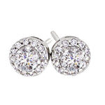Rosettørepynt i 14kt Hvitt Gull,, 0,45 ct TW/SI Diamanter – Diamanthuset
