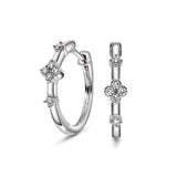 Diamantørepynt i Gult/Hvitt Gull, 0.20ct TWSi