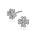 Diamanørepynt i Gult/Hvitt Gull, 0,12 ct TW/SI – bilde 2 – Diamanthuset