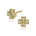 Diamanørepynt i Gult/Hvitt Gull, 0,12 ct TW/SI – Diamanthuset