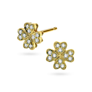 Diamanørepynt i Gult/Hvitt Gull, 0.12ct TWSi
