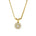 Diamant halssmykke Rosett i gult gull, 0,25 ct TW/SI – Diamanthuset