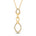 Diamantanheng i Hvitt/Gult Gull, 0,15 ct TW/SI – Diamanthuset