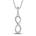 Diamantanheng i Hvitt/Gult Gull, 0,08 ct TW/SI – bilde 2 – Diamanthuset