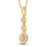Diamantanheng 0,20ct tw/si i gult gull