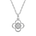 Diamanthalssmykke i hvitt og gult gull, 0,04 ct TW/Si – Diamanthuset