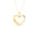 Hjerteanheng i 14kt Gult/Hvitt Gull,, 0,05 ct TW/SI diamanter – Diamanthuset