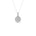 Rosett diamanthalssmykke i Hvitt/Gult Gull, 0,25 ct TW/SI – Diamanthuset