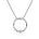 Diamanthalssmykke i hvitt og gult gull, 0,10 ct TW/Si – bilde 2 – Diamanthuset