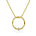 Diamanthalssmykke i hvitt og gult gull, 0,10 ct TW/Si – Diamanthuset