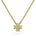 Diamanthalssmykke i hvitt og gult gull, 0,12 ct TW/Si – Diamanthuset