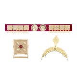 Ferdig Belte m/ Støler og Veskelås 4cm, Hardanger