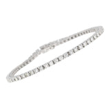 Tennisarmbånd I Hvitt Gull (585) med Tot. 3.25ct TW/SI Diamanter