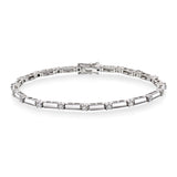 Armbånd i Hvitt Gull (585), 1.00ct TW/SI Diamanter