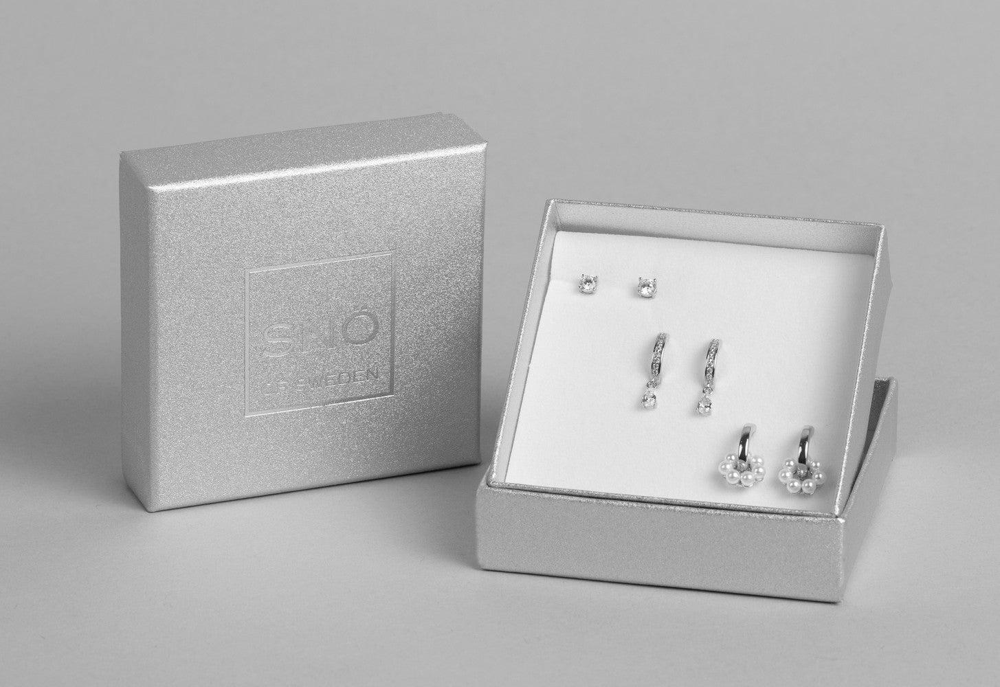 SNÖ of Sweden: Joy Christmas Set 4 - Sølvfarget
