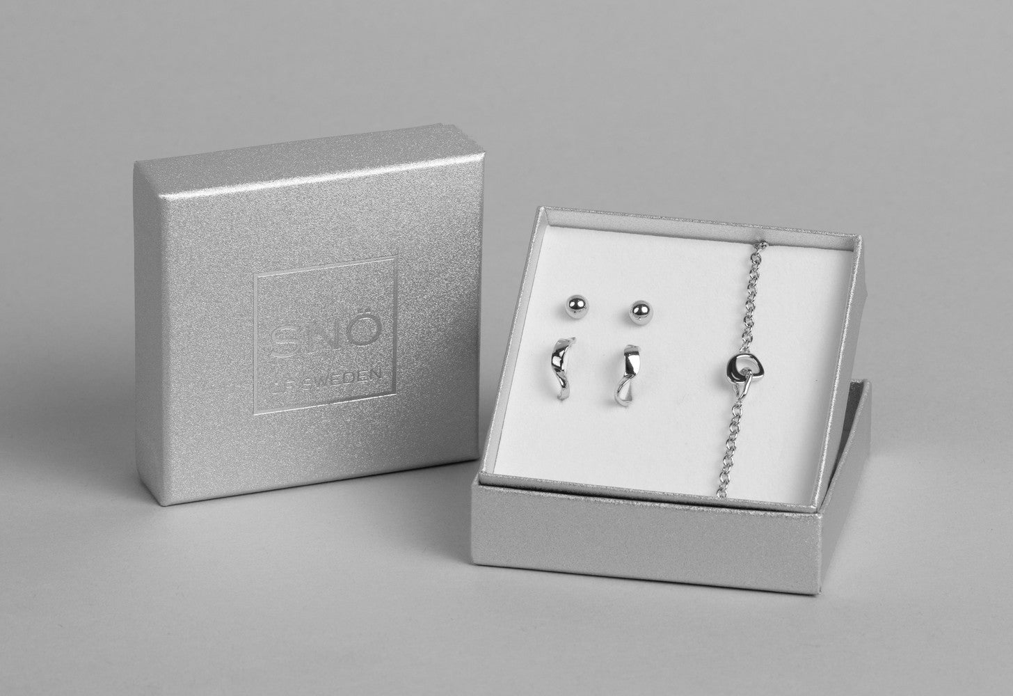 SNÖ of Sweden: Joy Christmas Set 9 - Sølvfarget