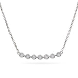 Collier-Halssmykke i Hvitt Gull (585), 0.35ct TW/SI Diamanter
