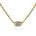 Collier-Halssmykke i Hvitt/Gult Gull (585), 0,35 ct TW/SI Diamanter – Diamanthuset