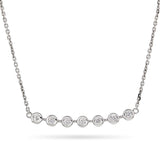 Collier-Halssmykke i Hvitt Gull (585), 0.50ct TW/SI Diamanter