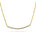 Collier-Halssmykke i Gult/Hvitt Gull (585), 0,20 ct TW/SI Diamanter – Diamanthuset