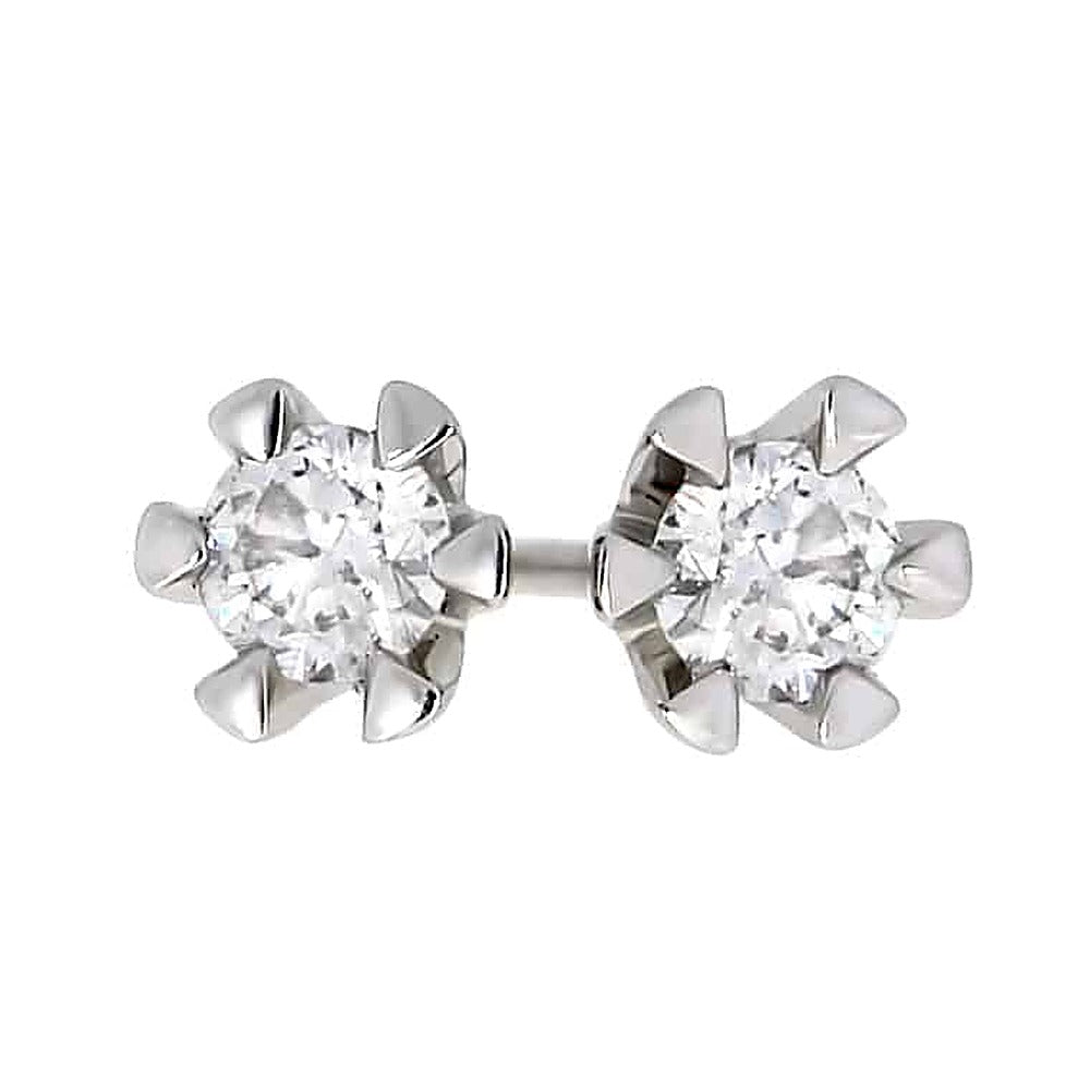 Victoria diamantørepynt, hvitt/gult gull – bilde 4 – Diamanthuset