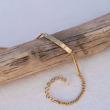 Believe in Love Armbånd i Forgylt Sølv med Rosekvarts - Pan Jewerly