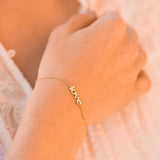 Love Armbånd i Forgylt Sølv med Rosekvarts - Pan Jewerly