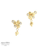 Aqua Dulce - Darling Rock Cloud Earstud - Forgylt Sølv (925)