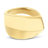 Calvin Klein Ring i Gullbelagt Stål