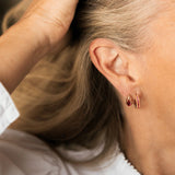 Gro øredobber, Rosa - Janne Formoe