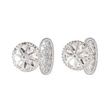 Mansjettknapper til Hardanger 1,6cm - Vossasylv