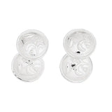 Mansjettknapper Nordland Dobbel 1,6cm + 1,6cm - Vossasylv