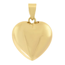 Hjerteanheng i 14kt Gult gull (585) - 12mm – Diamanthuset