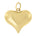 Hjerteanheng i 14kt Gult gull (585) - 15mm – Diamanthuset